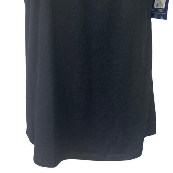 Champion Write Out Tshirt Womens Size 1X Black Vneck Logo Short Sleeves New - Picture 4 of 10